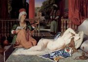 Jean Auguste Dominique Ingres Odalisque with Slave oil on canvas